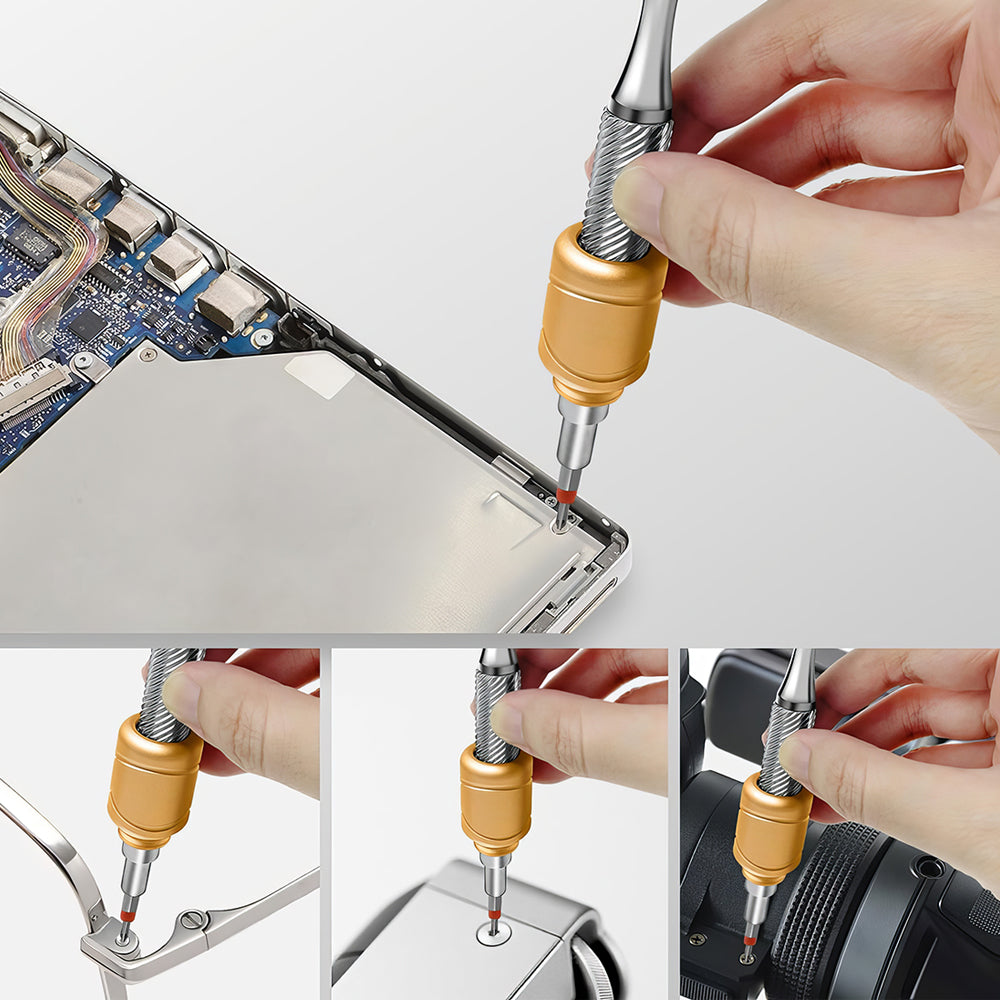 51-in-1 Electric Precision Screwdriver Kit with 48 S2 Bits & LED Light