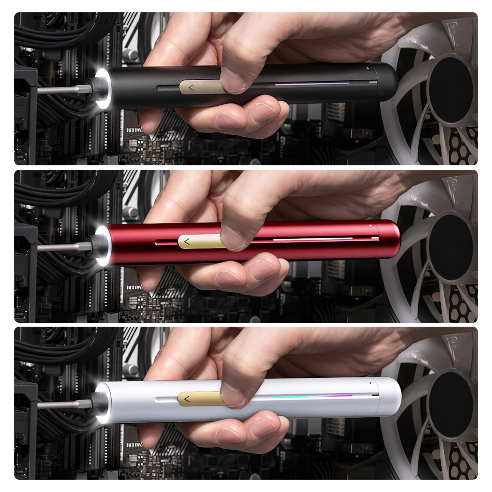 Ultra Mini Cordless Electric Screwdriver Kit with 50 Magnetic Bits