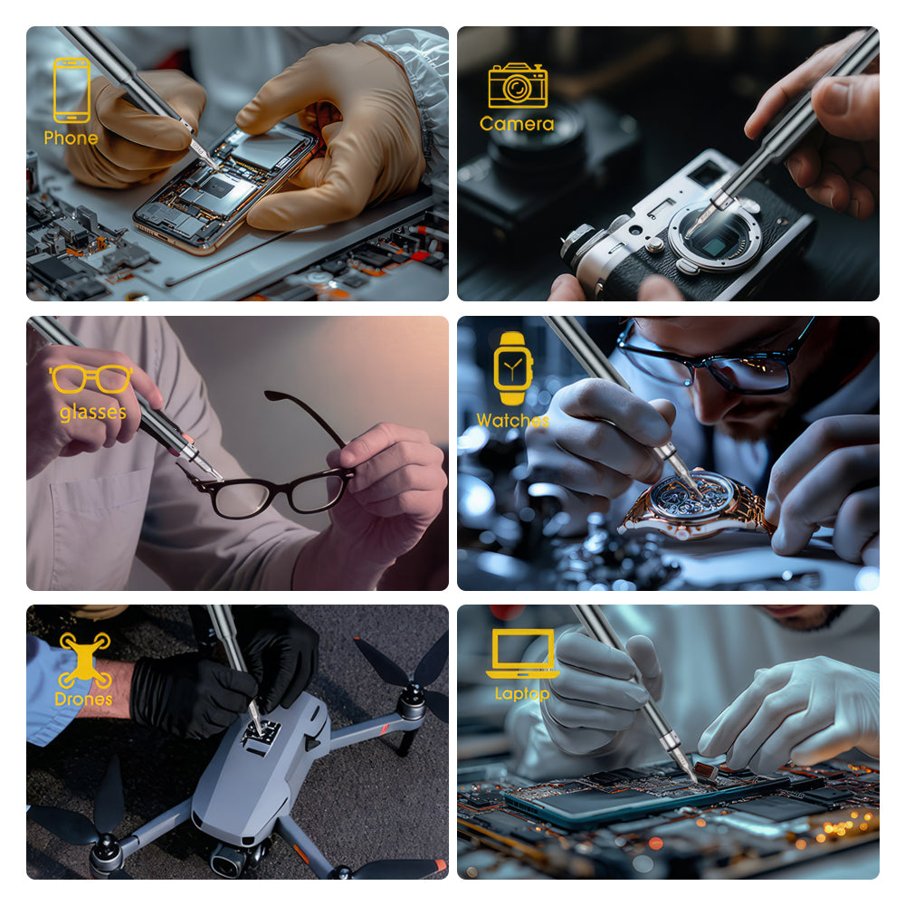 50-in-1 Precision Magnetic Mini Screwdriver Set for Electronics Repair