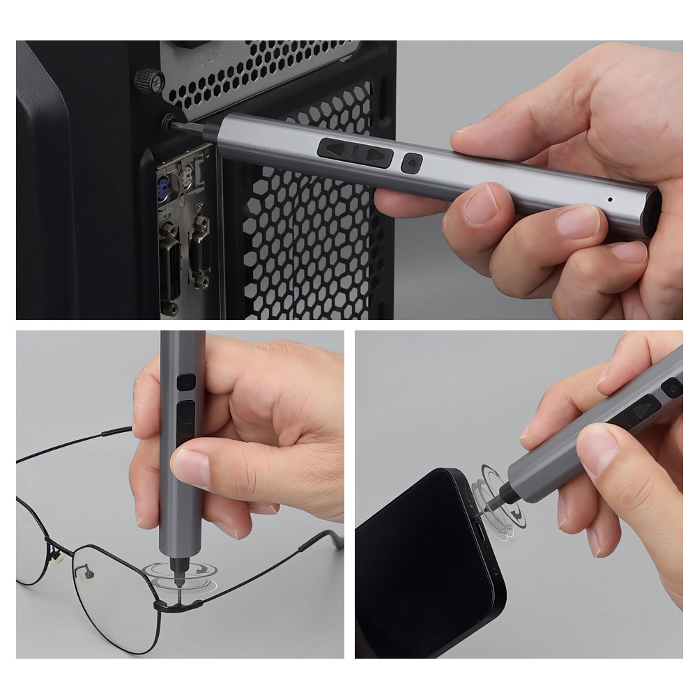 29-in-1 Mini Electric Screwdriver Kit with 24 Magnetic Bits, USB-C