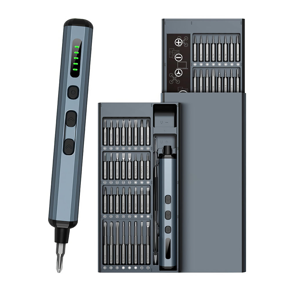 68-in-1 Electric Precision Screwdriver Kit with 64 Bits & Torque Control