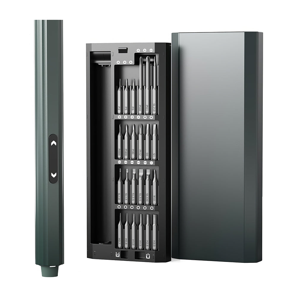 Mini Electric Precision Screwdriver with OLED Display & 48 S2 Bits