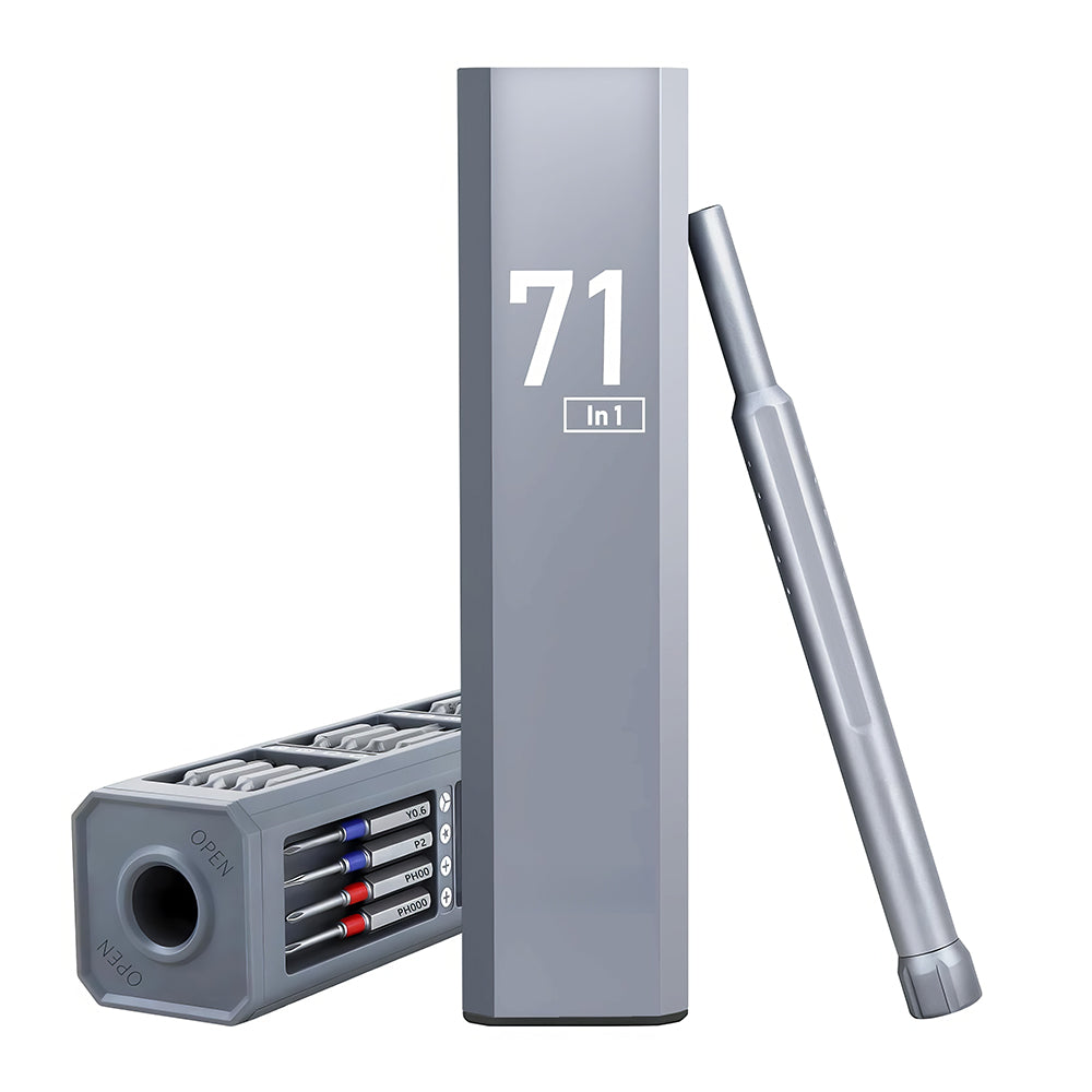 51-in-1 Electric Precision Screwdriver Kit with 48 S2 Bits & LED Light