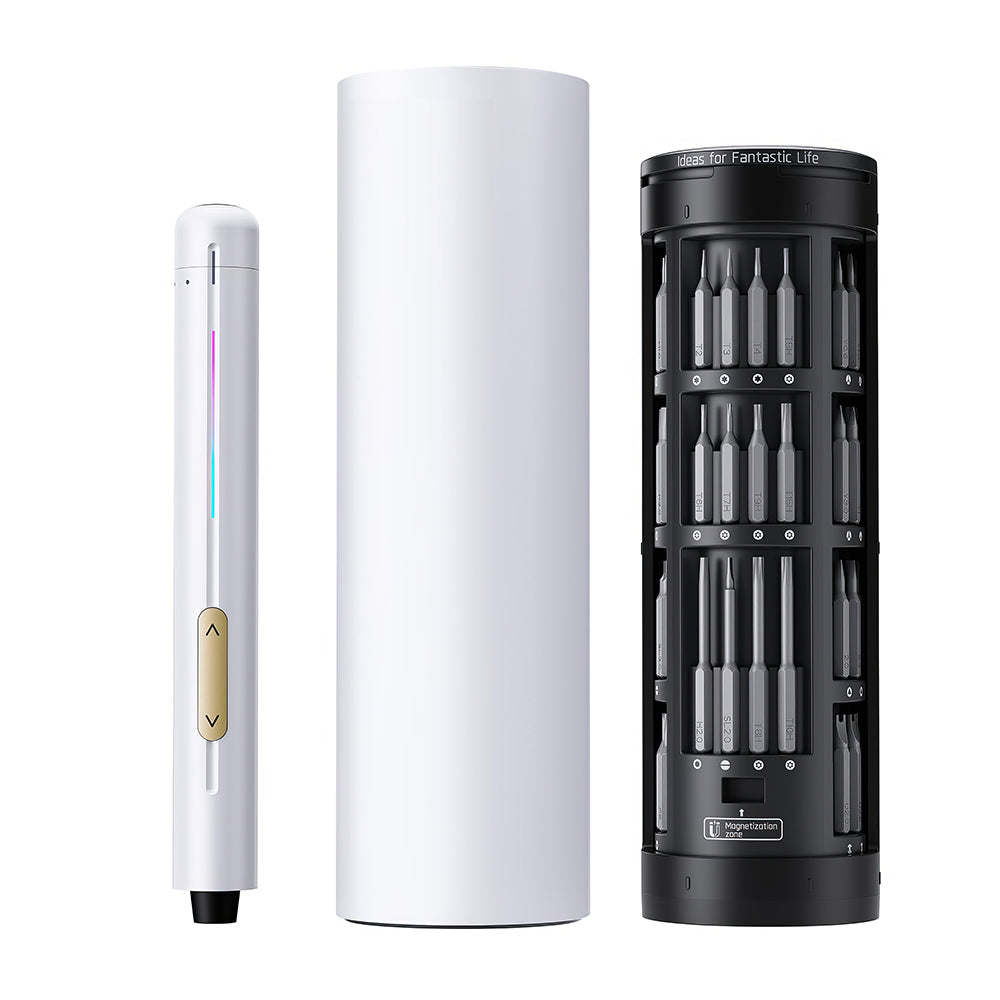 Ultra Mini Cordless Electric Screwdriver Kit with 50 Magnetic Bits