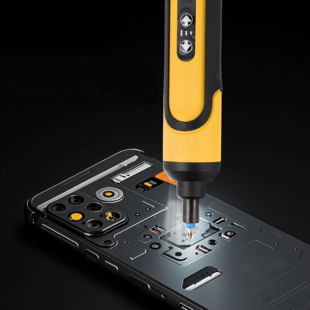 4V Cordless Electric Screwdriver Kit with 26 Bits & LED Work Light