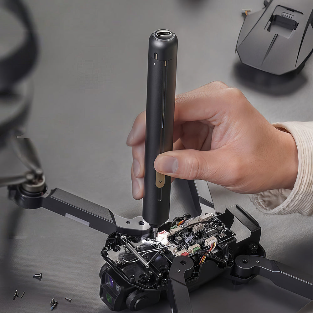 Ultra Mini Cordless Electric Screwdriver Kit with 50 Magnetic Bits